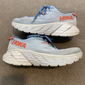 Hoka One One Gaviota 4 Shoes Womens Size 8 Blue Mesh Cushioned 1123199 BFPA